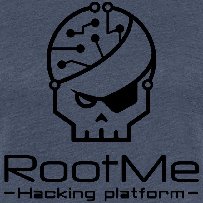 Root Me black with text