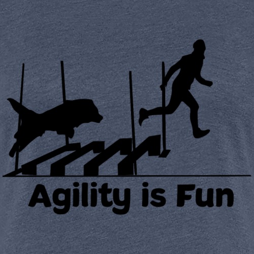 Hundesport Fun Agility - Frauen Premium T-Shirt