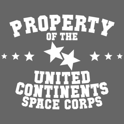 Property Of United Continents Space Corps - White - Women's Premium T-Shirt