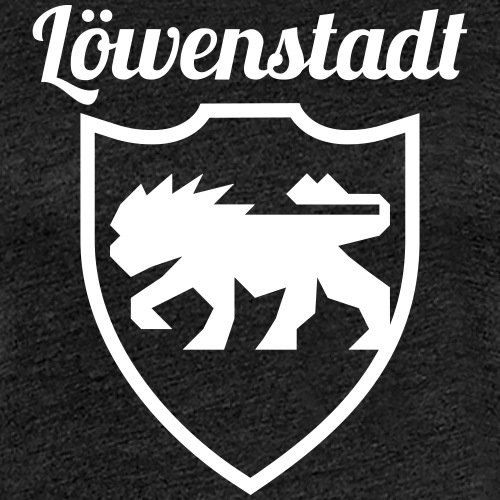 Löwenstadt Design 2 weiss - Frauen Premium T-Shirt