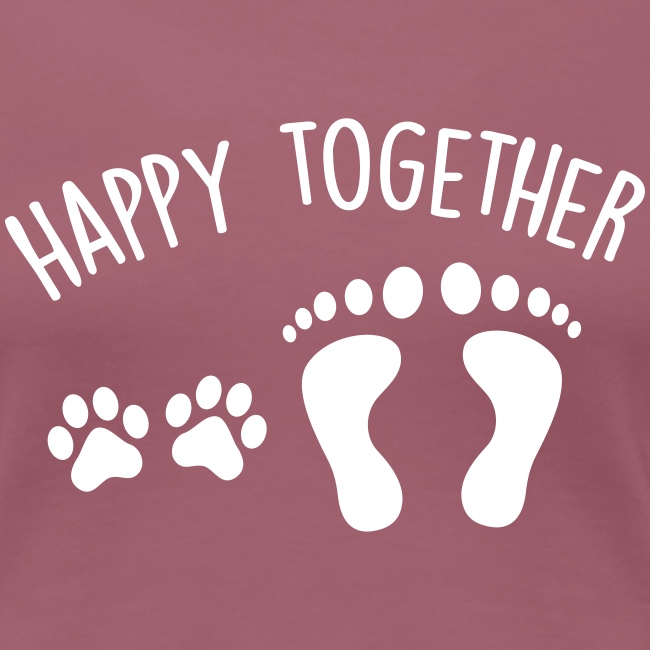 Vorschau: happy together dog - Frauen Premium T-Shirt