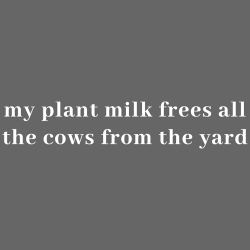 My Plan Milk Frees All The Cows From The Yard