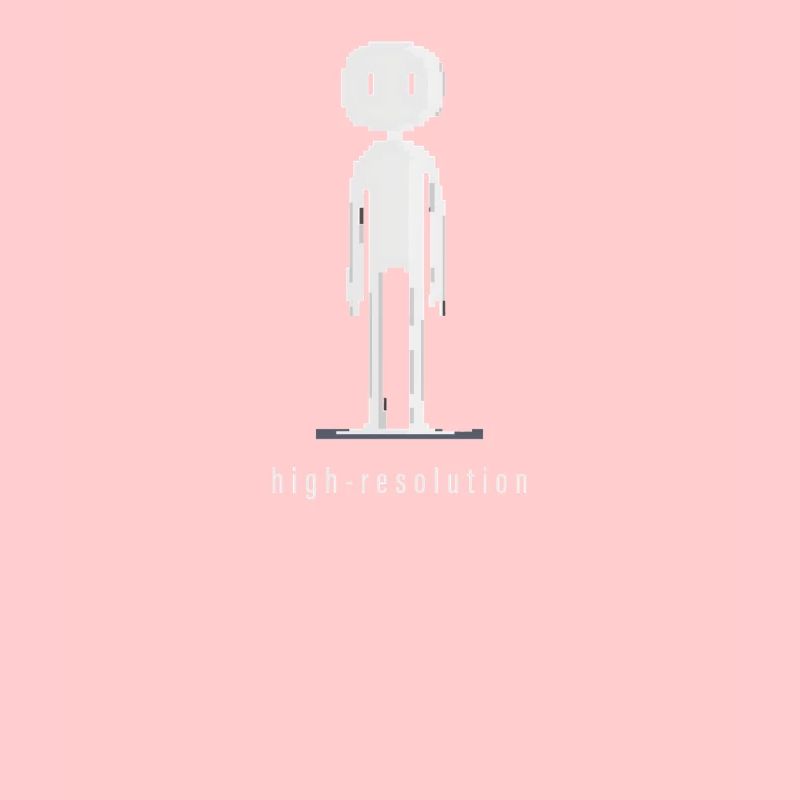 Funny Pixel Stick Figure Absurd IT Humor