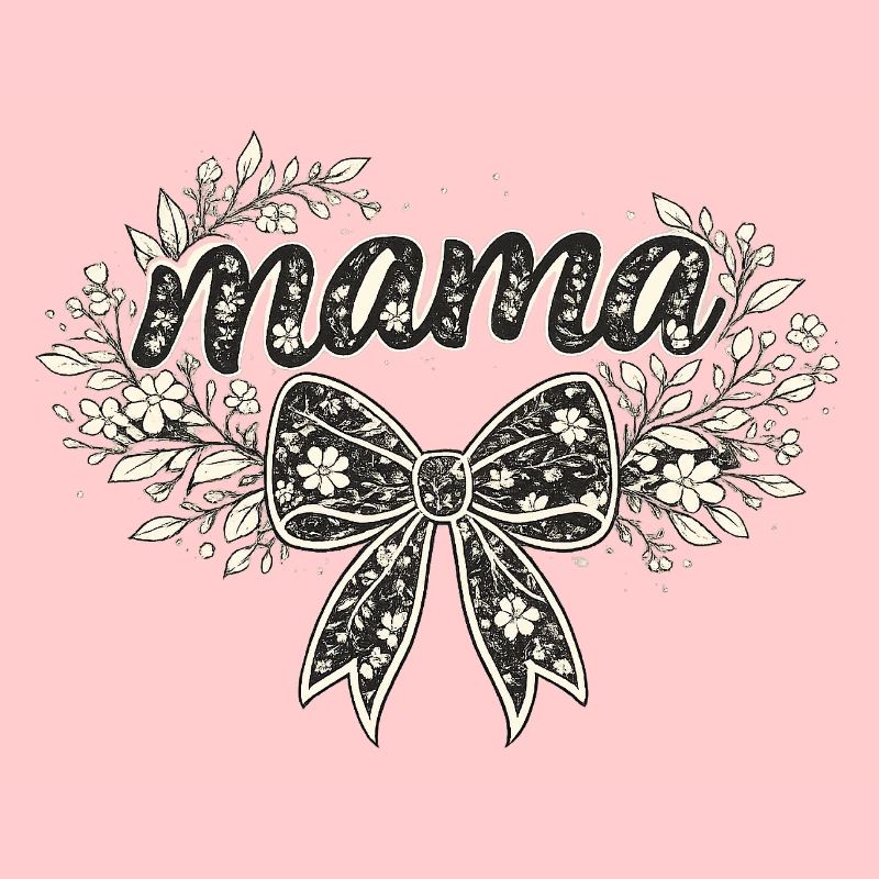 Mama-Geschenk: Retro-Mama-Visualisierung