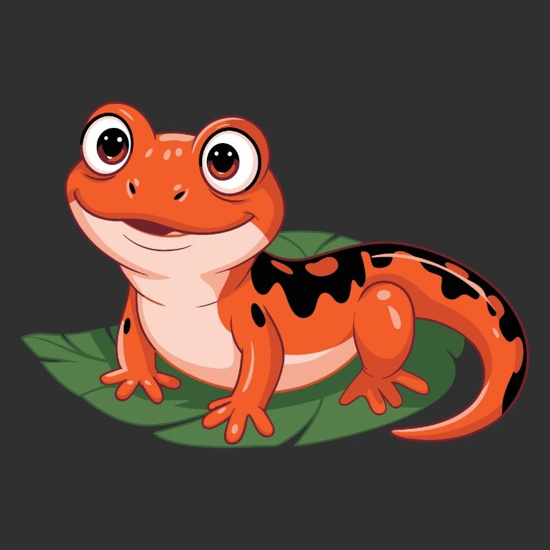 Feuriger Blattsalamander