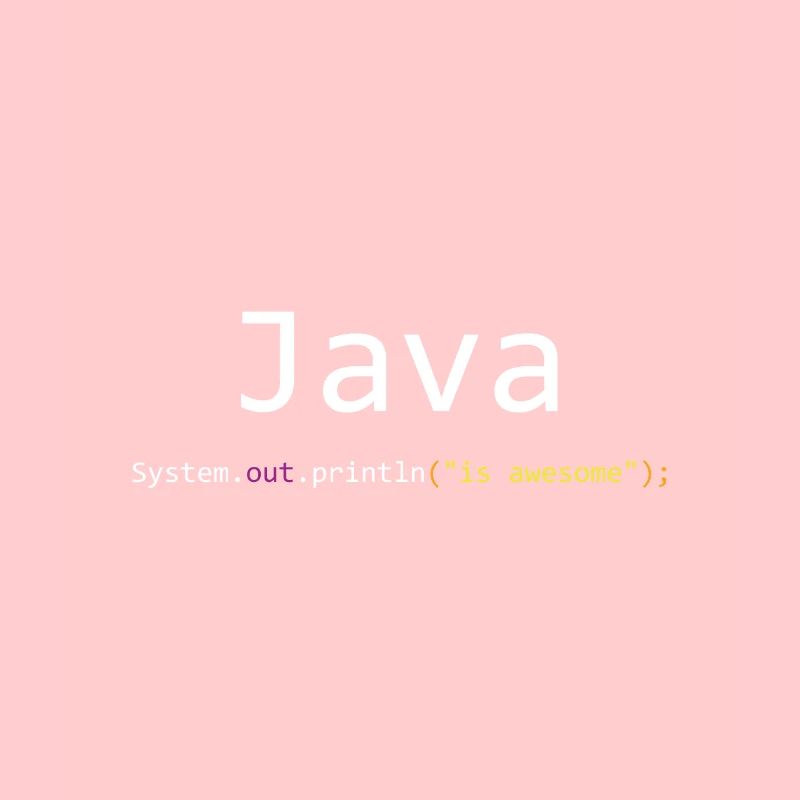Java is awesome