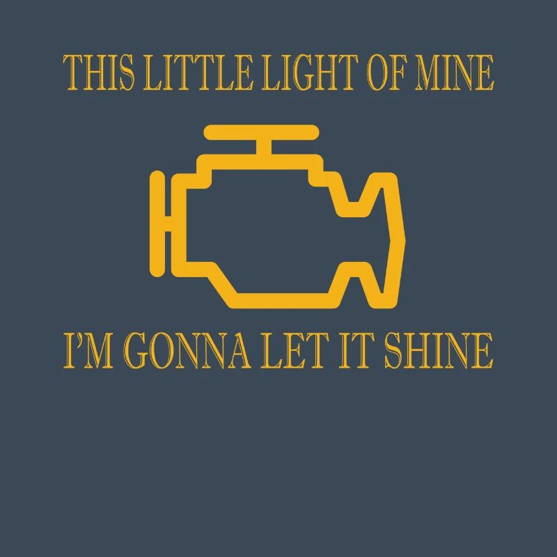 Engine warning lamp