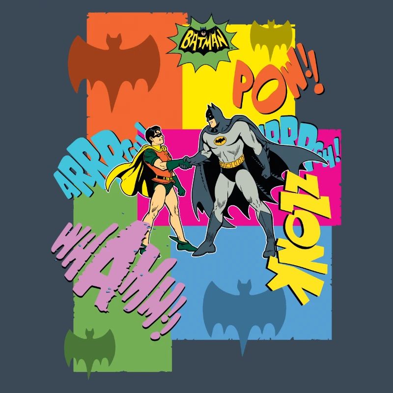 DC Comics Batman Robin Dynamisches Duo Retro