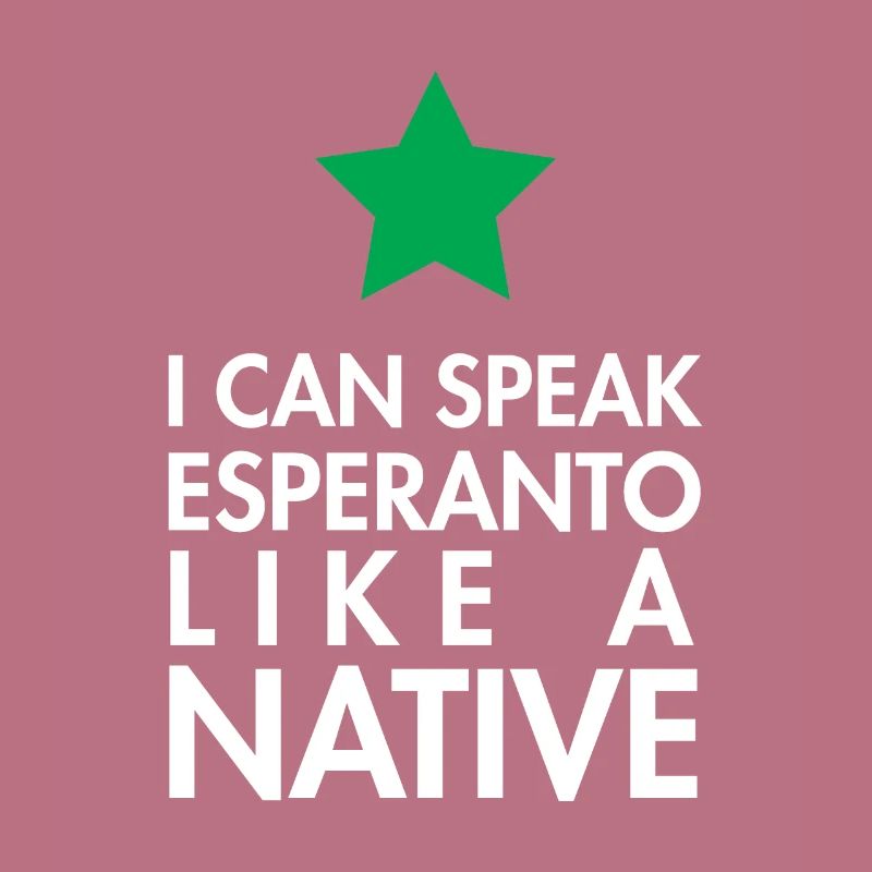 Esperanto sprog indfødte taler gaveidee