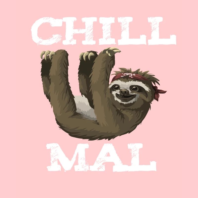 Chill, relax, hang out the sloth