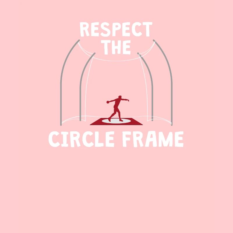 Respect The Circle Frame, Discus Throw Man