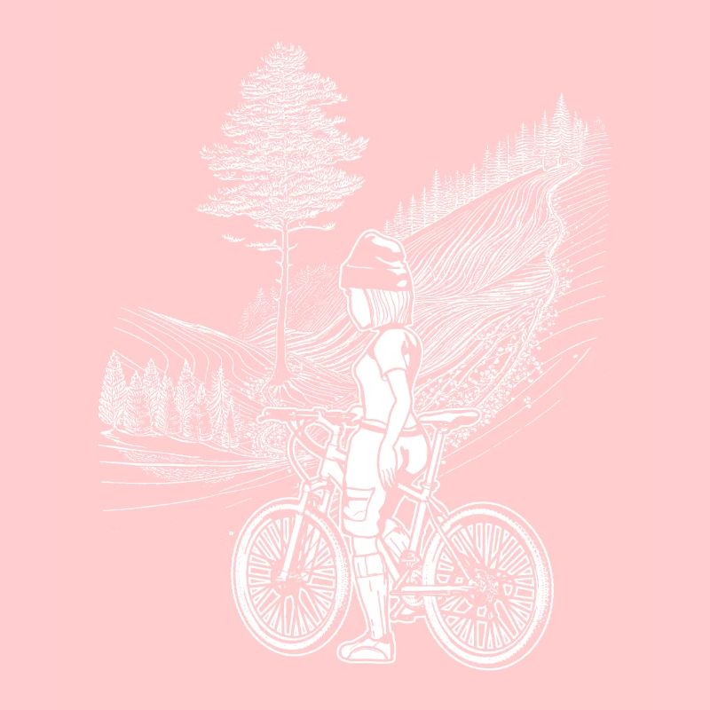 Chemise de cyclisme respectueuse de l’environnement avec un design comique.