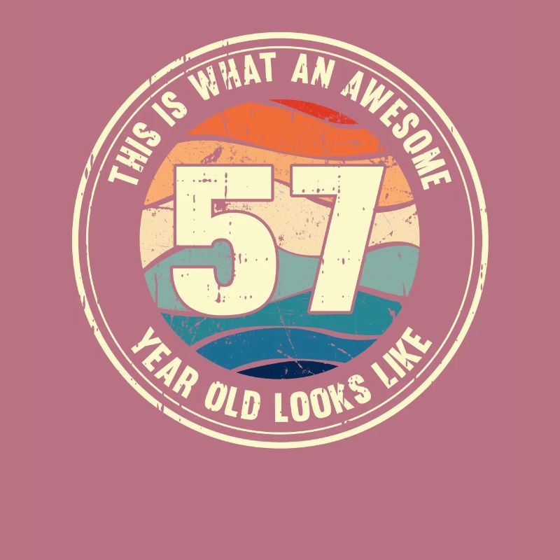 57. Geburtstag so sieht man mit 57 Retro Geschenk