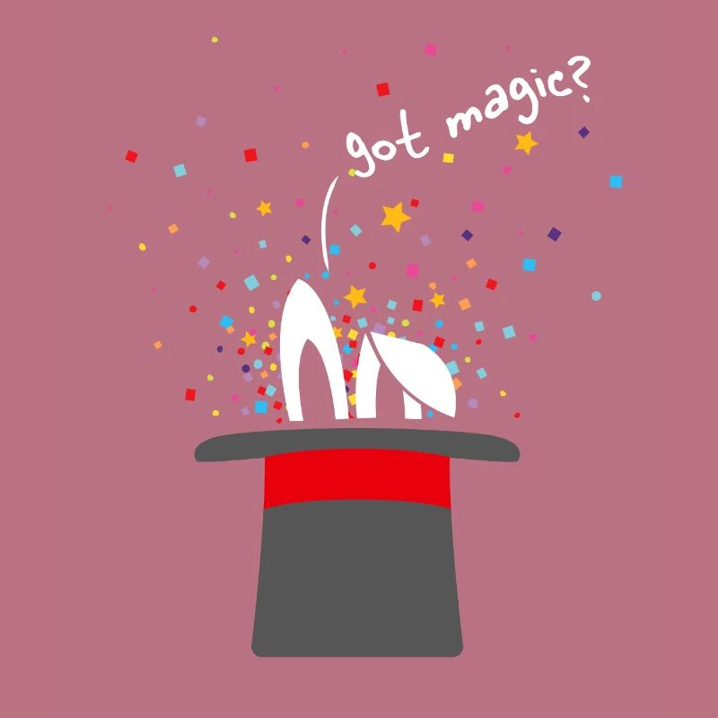 Got Magic Magic Magic Hat Bunny Illusionniste Magicien de scène