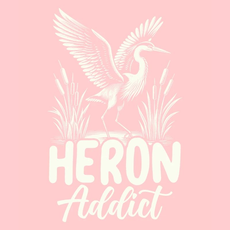 Héron accro