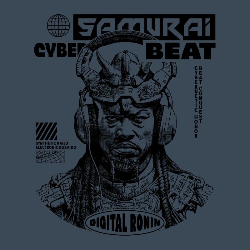 Chemise Tech Samurai Sci-Fi