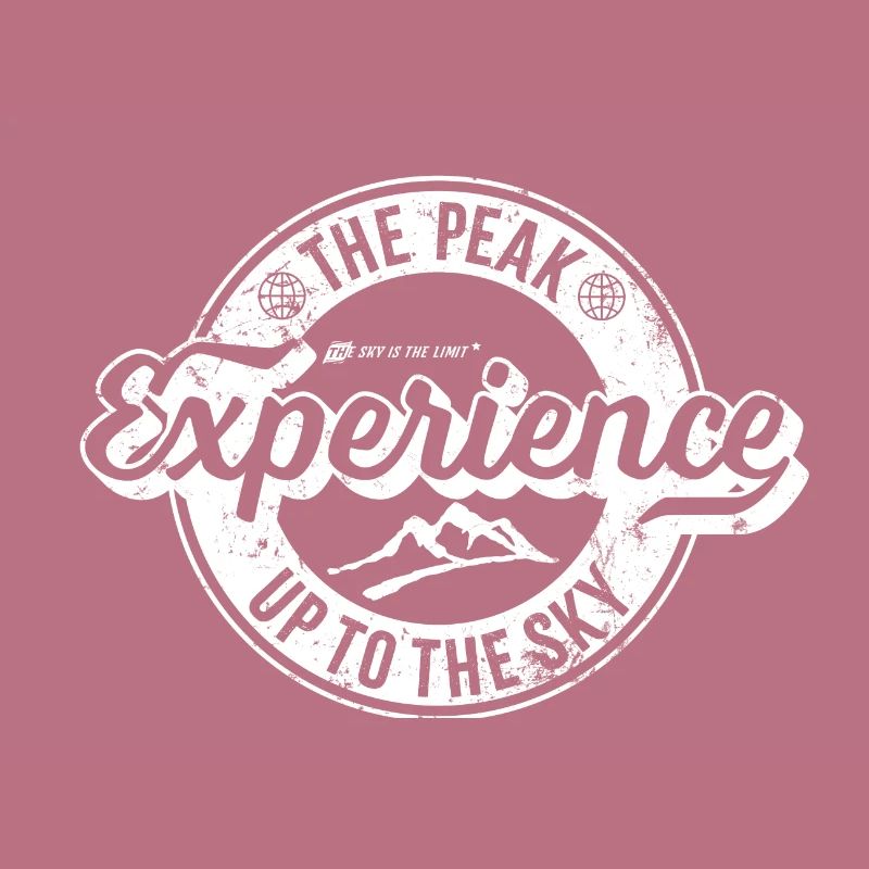 Label rétro Peak Experience
