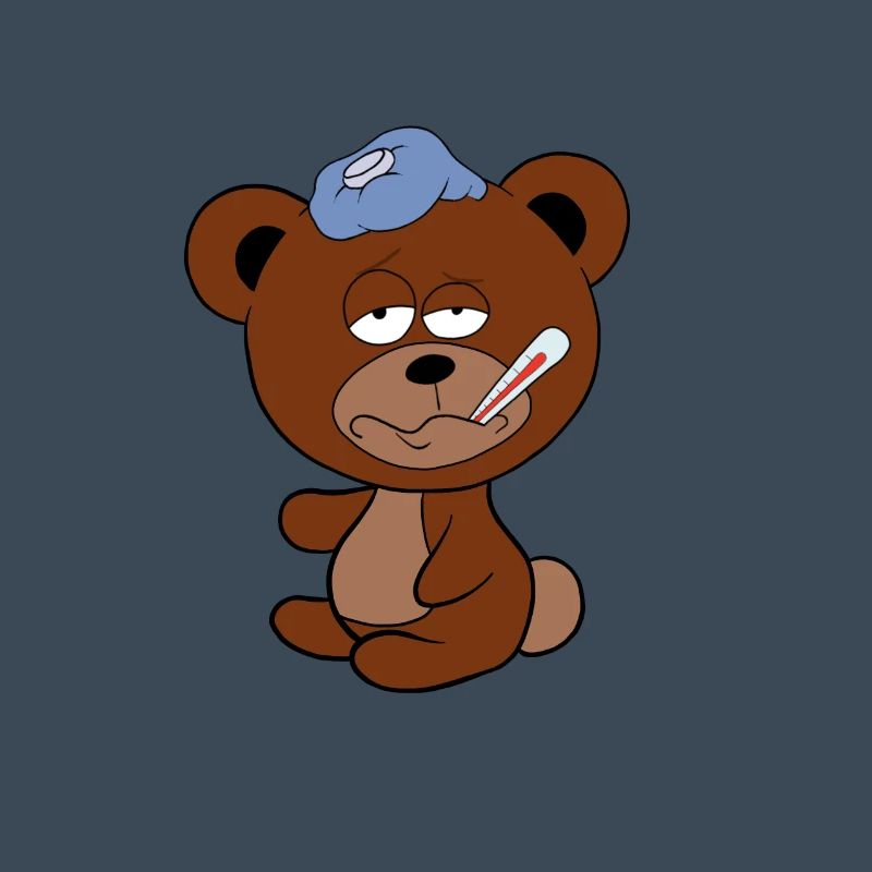 Sick bear flu influenza