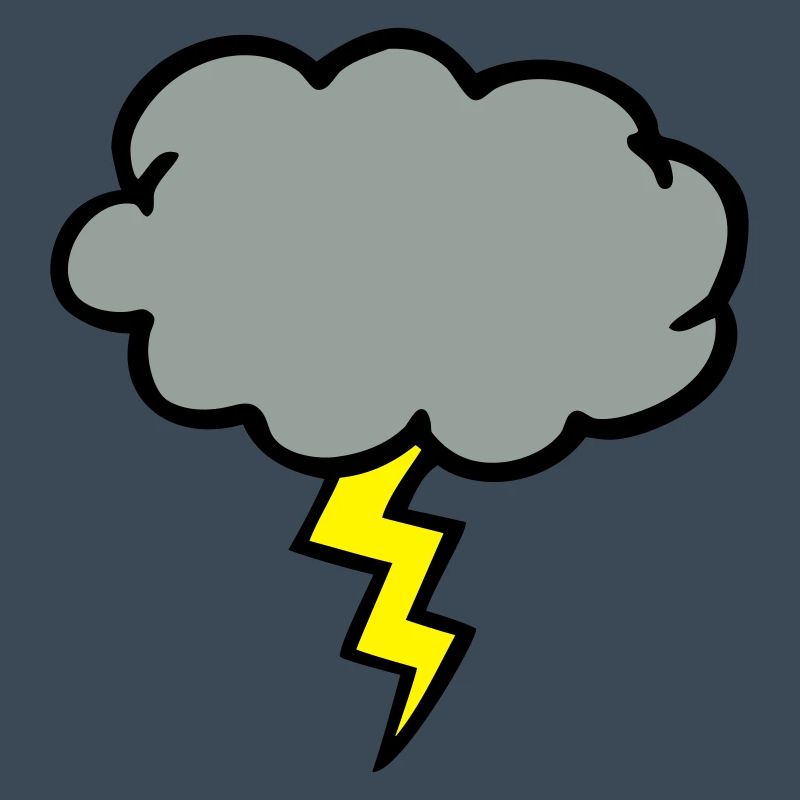 cloud thundercloud lightning thunderbolt