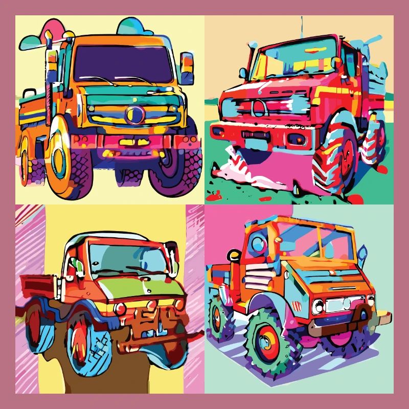 Unimog - Evolution - Warhol - Universal Motorgerät