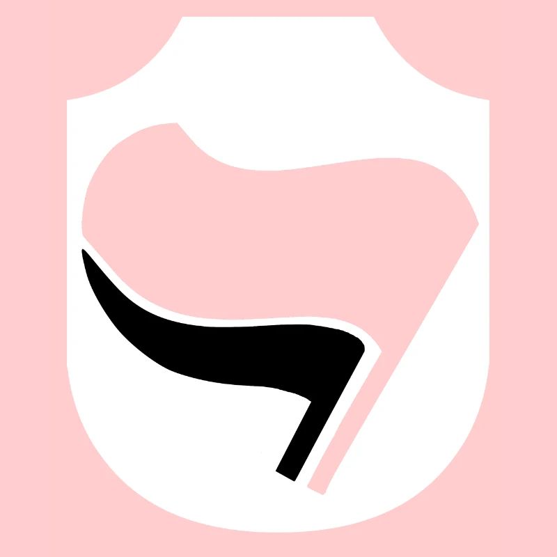 Red on red antifa flag icon