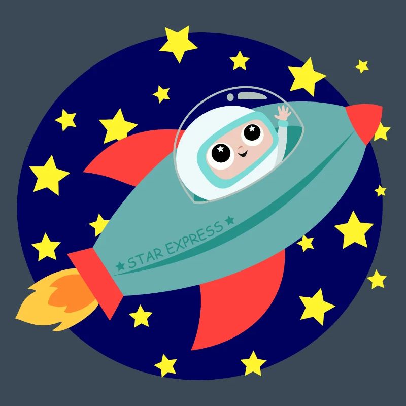 Fusée astronaute Univers