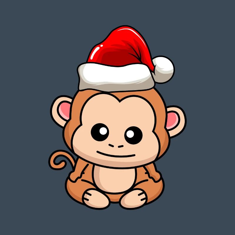 Monkey Comic Christmas