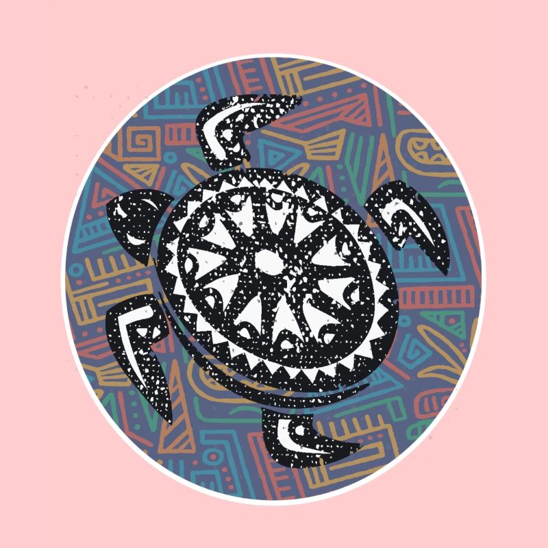 Great Hawaii design with turtle