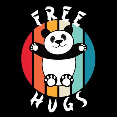Retrò Stalk Abbracci gratis Panda