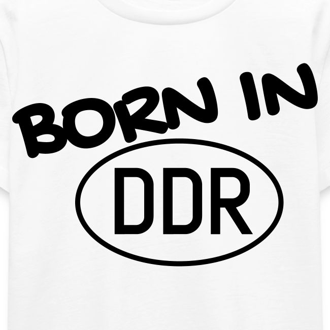 Born in DDR schwarz