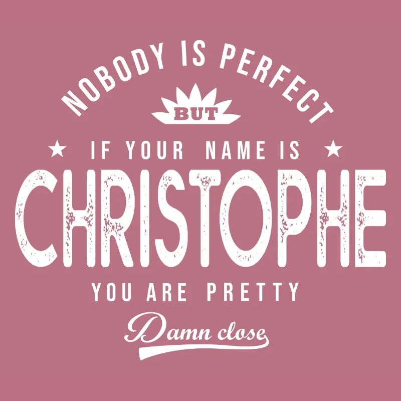 Christophe personalized gift first name christophe