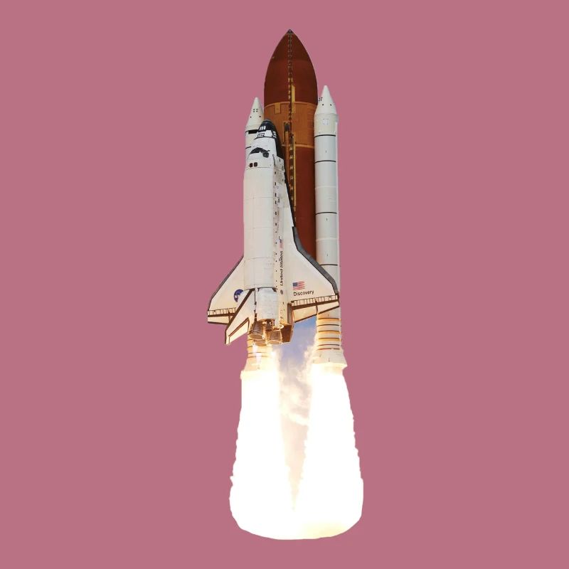 Lancement de la navette spatiale