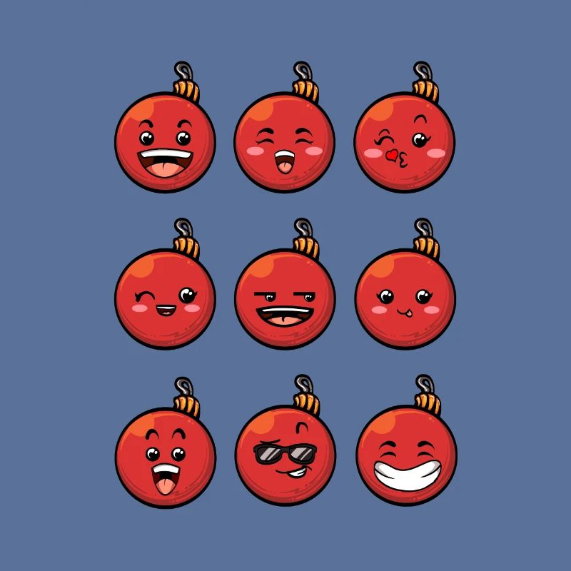 9 Weihnachtskugeln #1/10 Rot