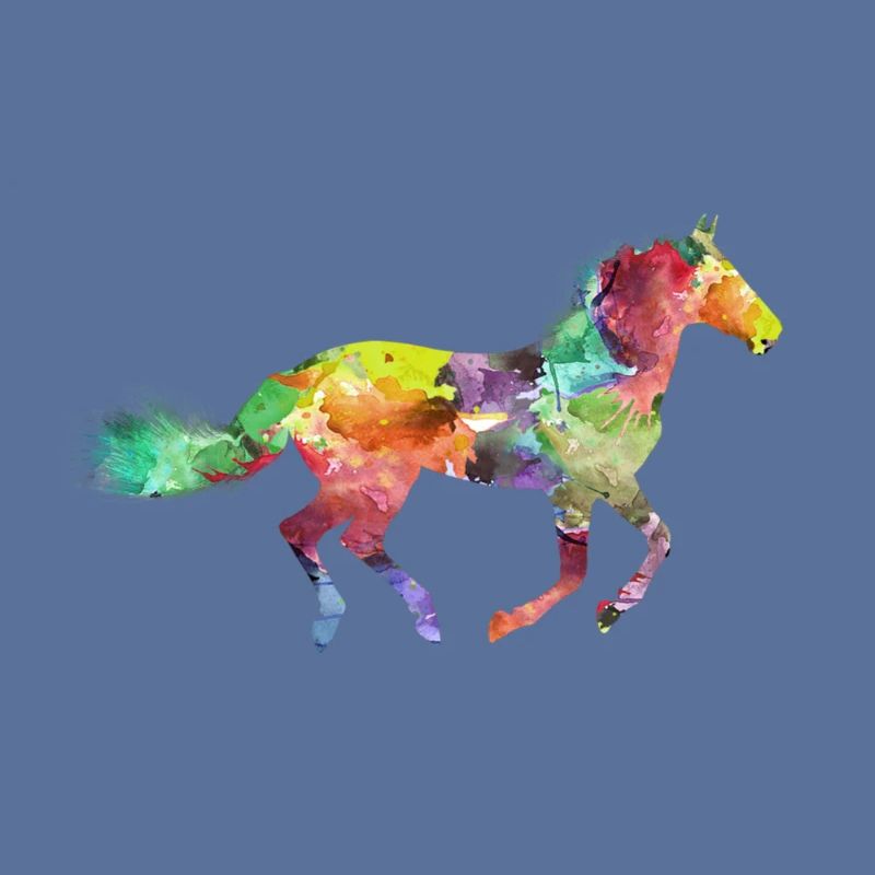 Buntes Pferd Geschenkidee Pferdchen