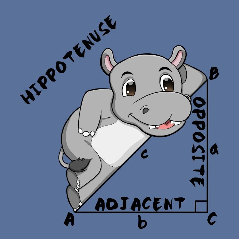 Hippotenuse Cool Fun Shirt Pythagoras Math Lovers