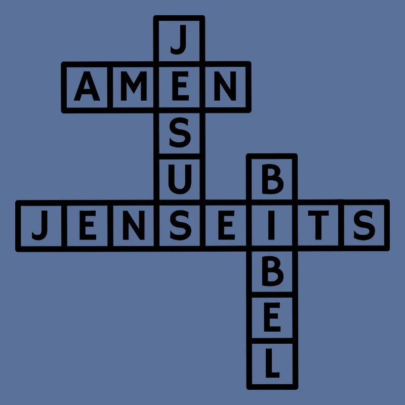 Conception de puzzle de mots croisés Jésus
