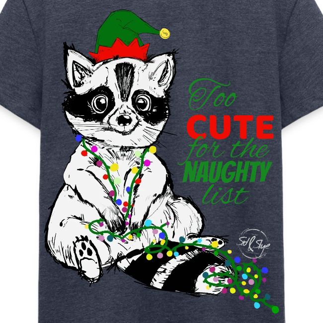 Lustiger Waschbär mit Spruch 1