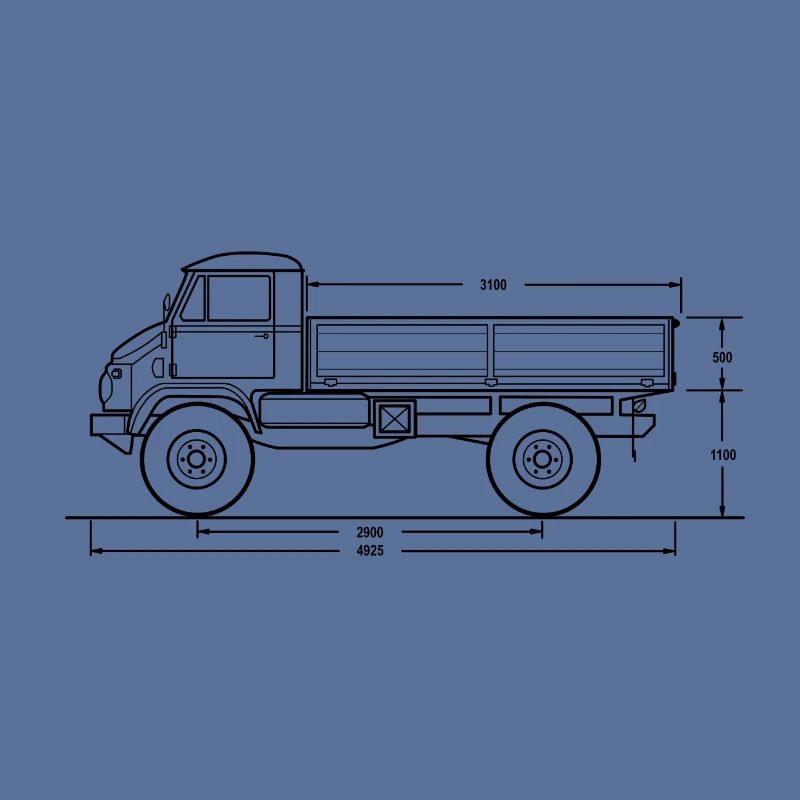 Unimog - Oldtimer - Universal motor device