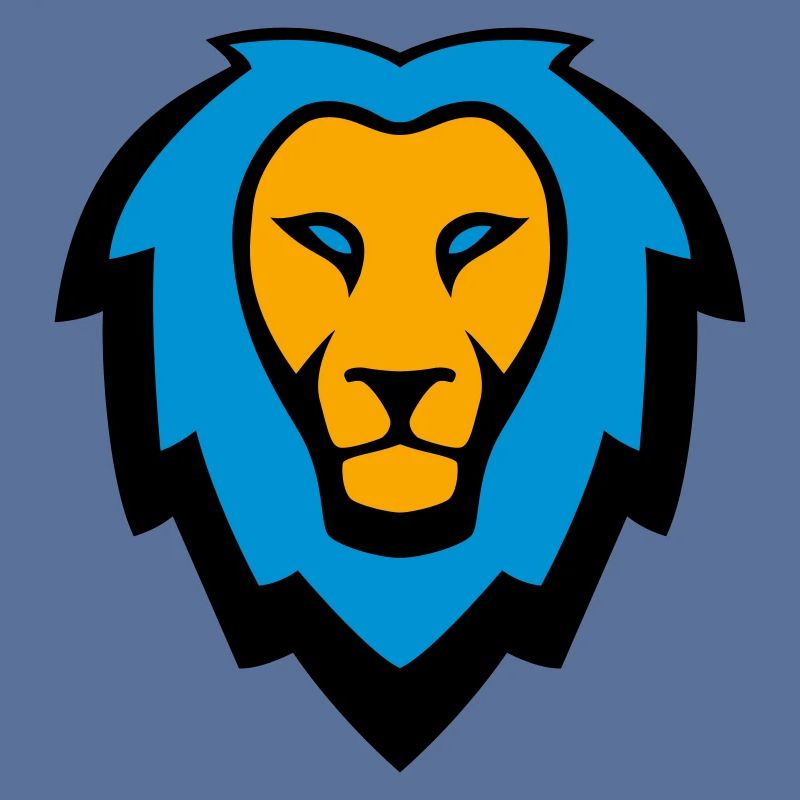 Löwe Maskottchen Logo