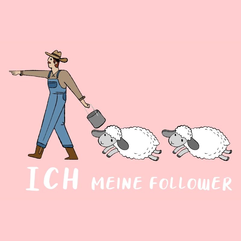 Schafe Hirte Follower Geschenk Schäfer Schafbock