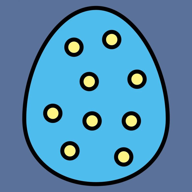 Œuf de Pâques marqué