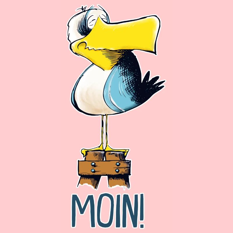 lustige Moin Moewe