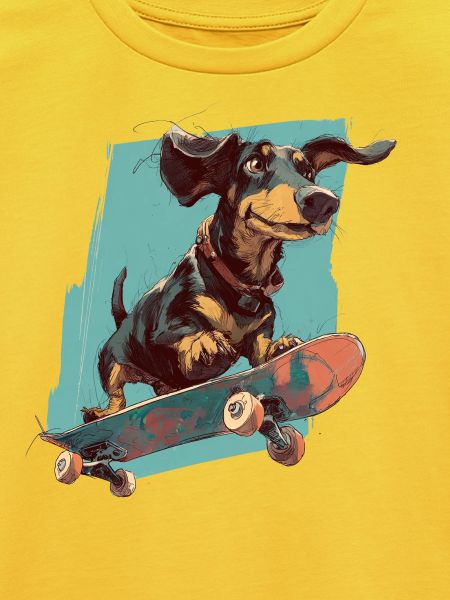 Skateboard-Dackel