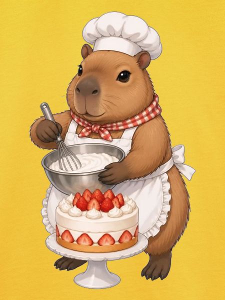 Capybara beim Backen
