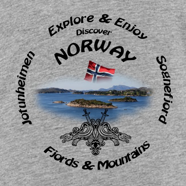 Norway t-shirt Black
