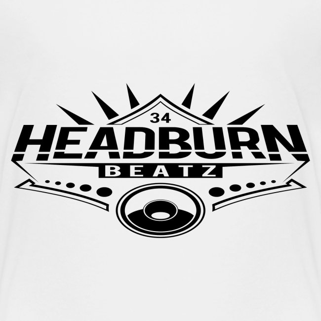 HeadburN - Logo Schwarz