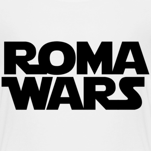 Roma Wars SW Design Schwarze Buchstaben