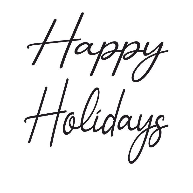 Happy Holidays Vacances Période de voyage Période de vacances