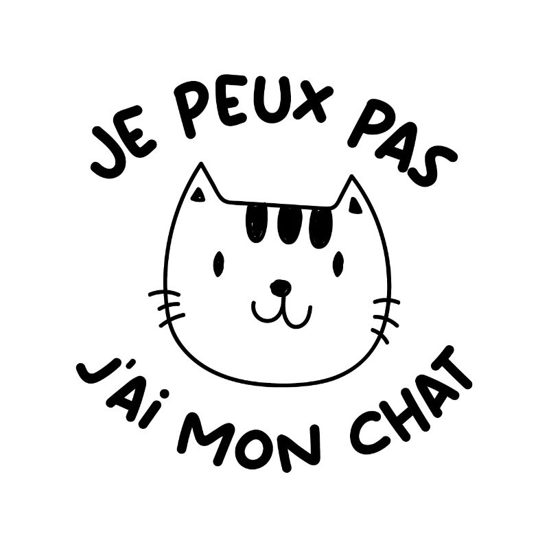 Je peux pas j'ai mon chat