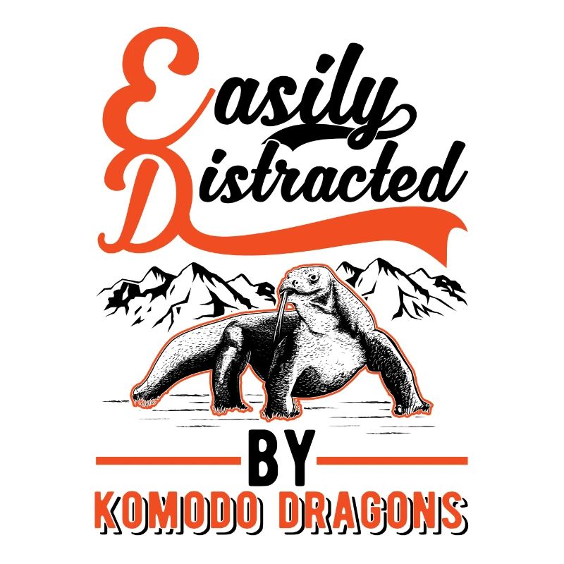 Easily distracted by Komodo Dragons Waran